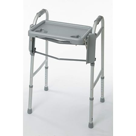 Medline Guardian Walker Flip Tray, Gray, 1 Count Health
