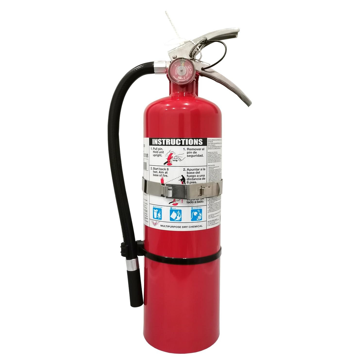 VICTORY 2.5LB Fire Extinguisher ABC Dry Chemical Fire Extinguisher with Wall Bracket for Home Office Truck Vehicle