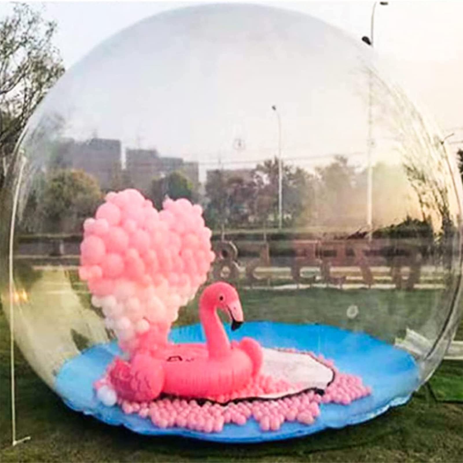 Maison à bulles gonflable de 10 pieds - Avec ventilateur de 750 W et pompe à air