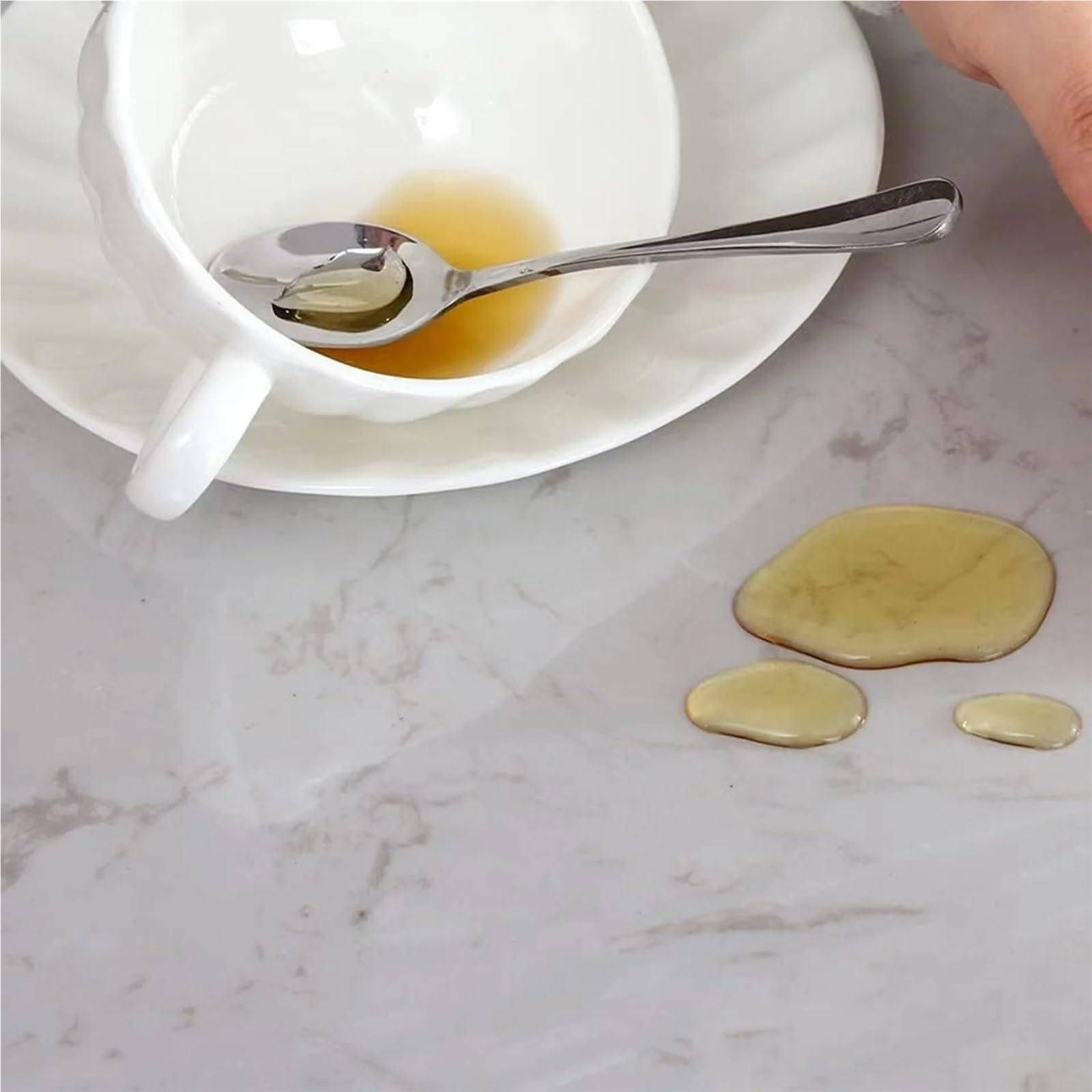 Nappe Ronde Transparente en Plastique, avec Manchon De Protection, Imperméable Et Résistante À l'huile pour Table(200cm-78.7inch)