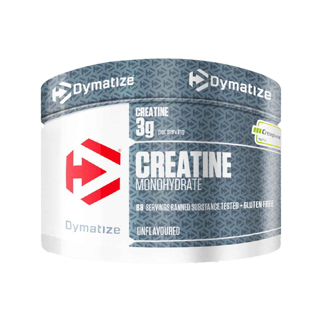 Dymatize Creatine Monohydrate Unflavored Powder 300g - 100% Creapure Creatine - Amino acids - creatine