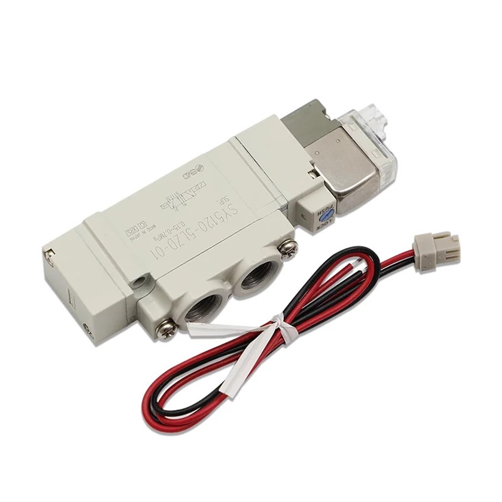 SY3120 SY5120 SY7120 3LZD 4LZD 5LZD 6LZD M5 01 02 válvula solenoide componentes neumáticos válvula solenoide automatización válvula(SY7120-4LZD-02)