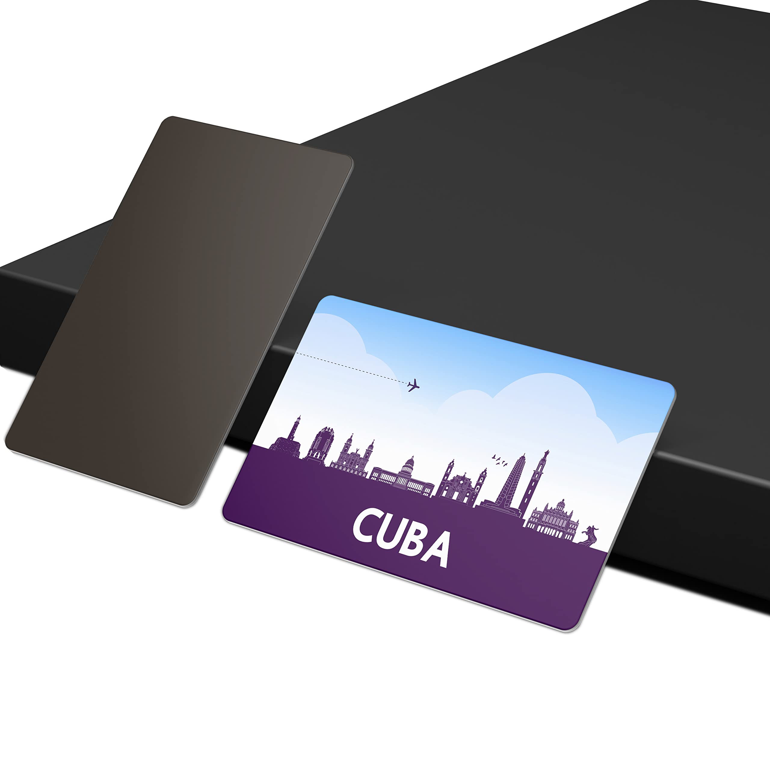 dhcrafts Fridge Magnet Rectangle Acrylic Glass (8.6 x 5.4 cm) Purple El Salvador Design Pack of 1