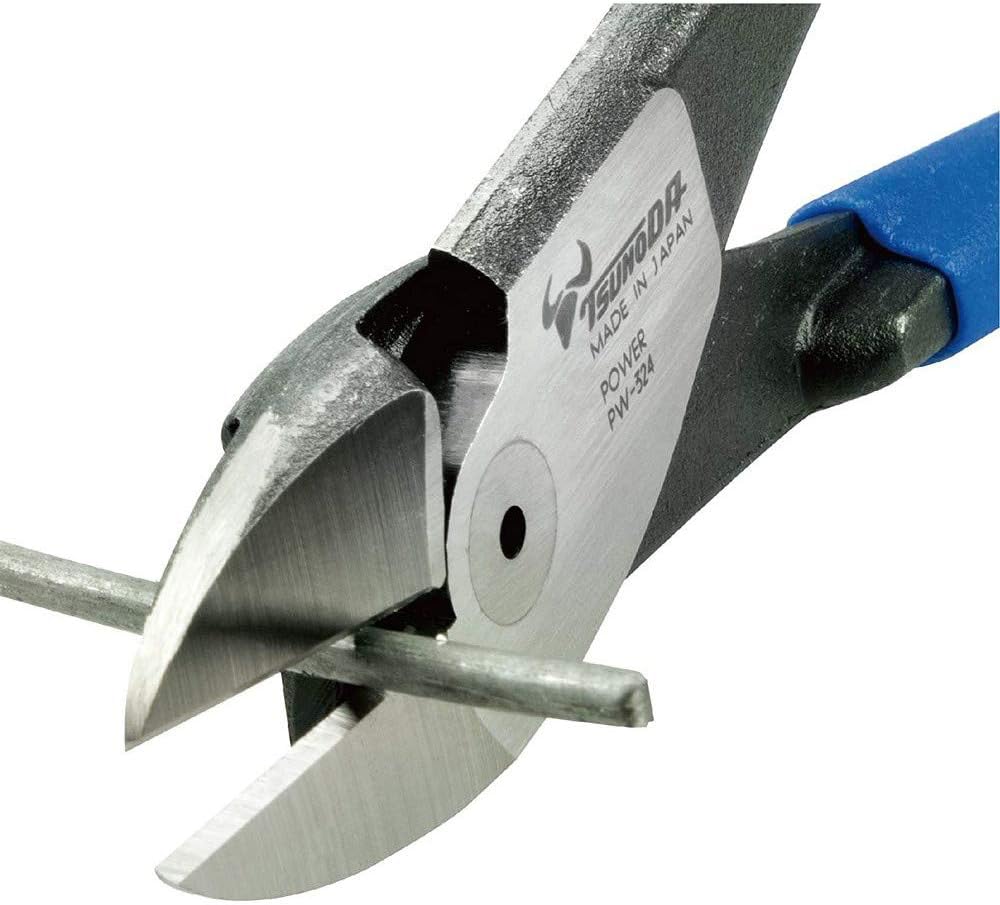 TSUNODA, High Leverage Diagonal Cutting Pliers PW-324, 8-inch