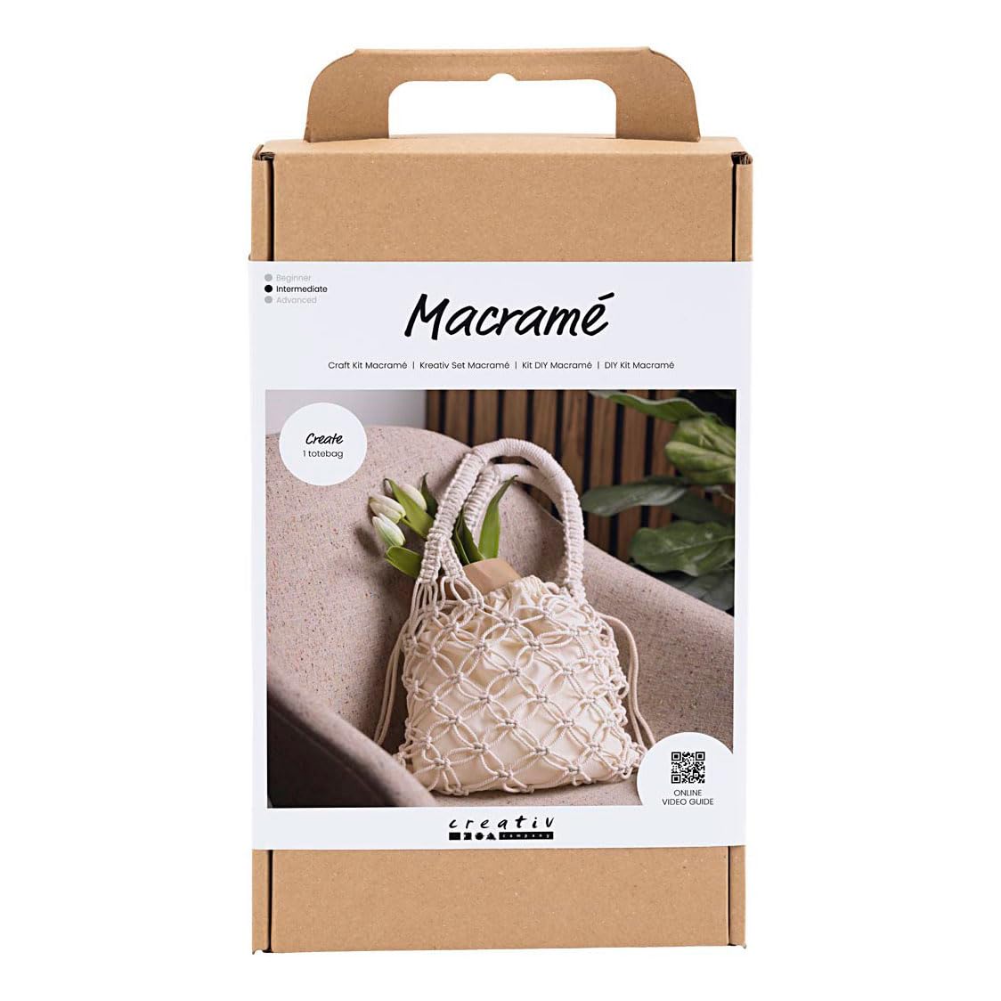 Creativ Craft Kit Macramé, White, Bag, 1 Pack