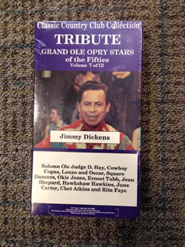 Tribute: Grand Ole Opry Stars of the Fifties, Jimmy Dickins (Volume 7, Classic Country Club Collection)