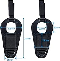 Vista 2 de XTAR Goodman Style - Soporte para antorcha de mano libre, soporte de mano suave para luces de buceo, linterna LED, correa de muñeca ajustable