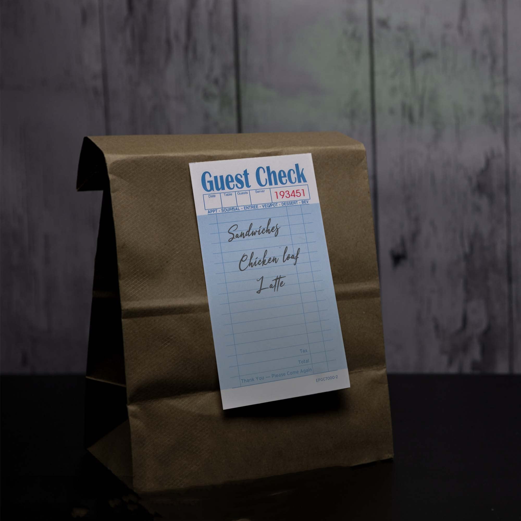 ESSENTIAL Libros de cheques de invitados de 3.5 x 6.7 pulgadas, 1000 hojas de blocs de notas de servidor y libros de pedidos de camarera con papel de cobre (20 libros)