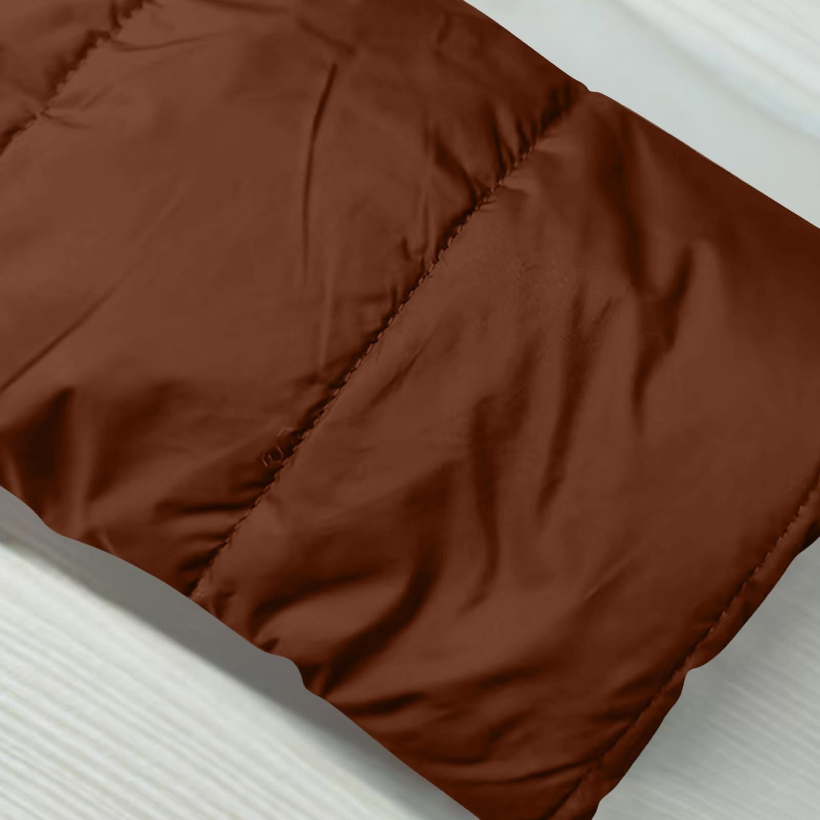 Cocila Giacche Trapuntate per Donna Lunghe E Spesse Foderate in Pile Cappotti Invernali con Cappuccio Cerniera Pelliccia Giacche Invernali Donna Taglie Forti Trench Invernale Smanicato