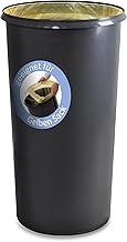 KUEFA 60 Liter Müllsackständer, Küchenabfalleimer, mit Befestigungsring Gelber Sack, Kunststoff (PE), ohne Deckel