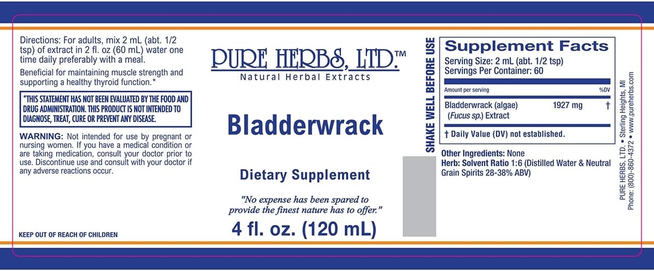 Pure Herbs, Ltd. Bladderwrack (4 oz.)