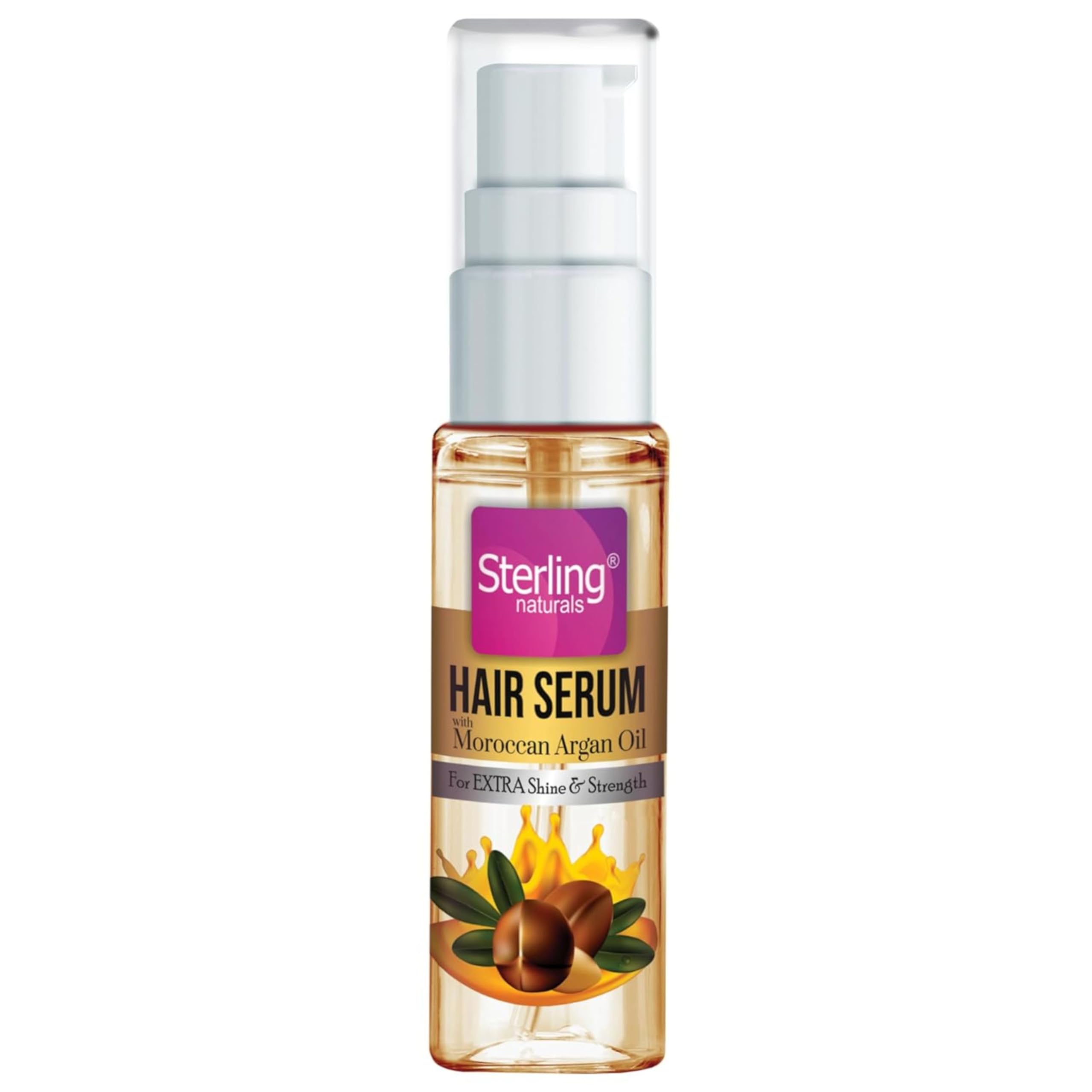 Sterling Naturals Hair Serum with Moroccan Argan Oil Soft, Shiny, Silky, Smooth, Strong, Dry & Frizzy Hair for Women and Men, 40ml-image-49