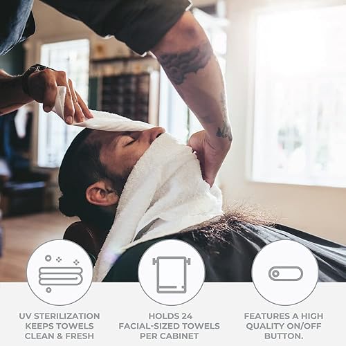 Miniatura 5 de ForPro Expert - Calentador doble de toallas calientes, capacidad extra grande de 46 litros, capacidad para 48 toallas, calentador de toallas