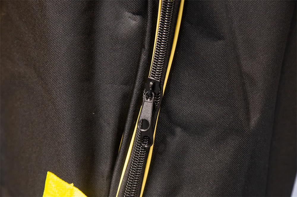 Longridge Deluxe Pull Trolley Storage Bag - Black/Yellow