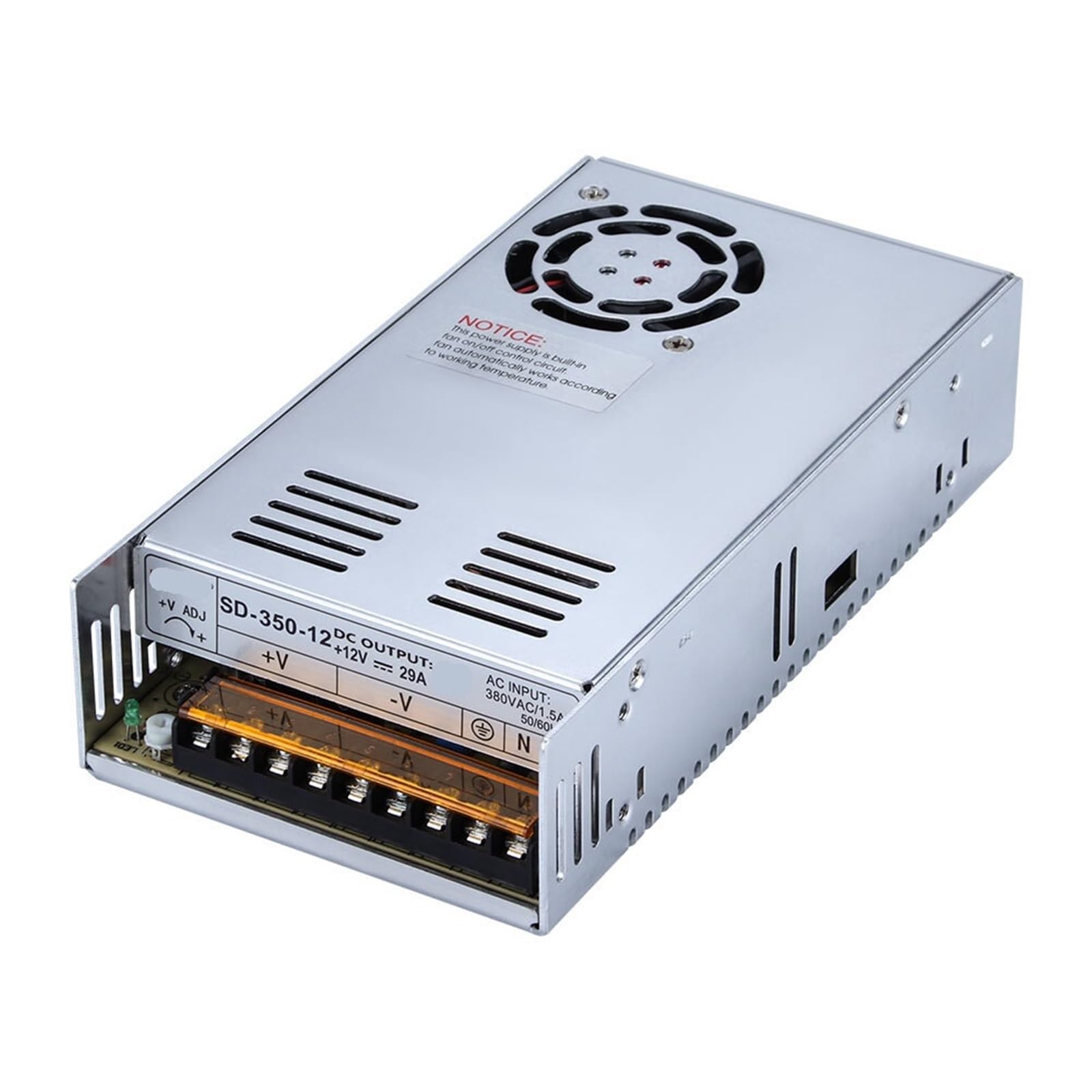 FCARUMIQP SD-350-12 350W 12V 29.2A DC-DC Converter 380V Input Voltage Switching Power Supply 1Pcs