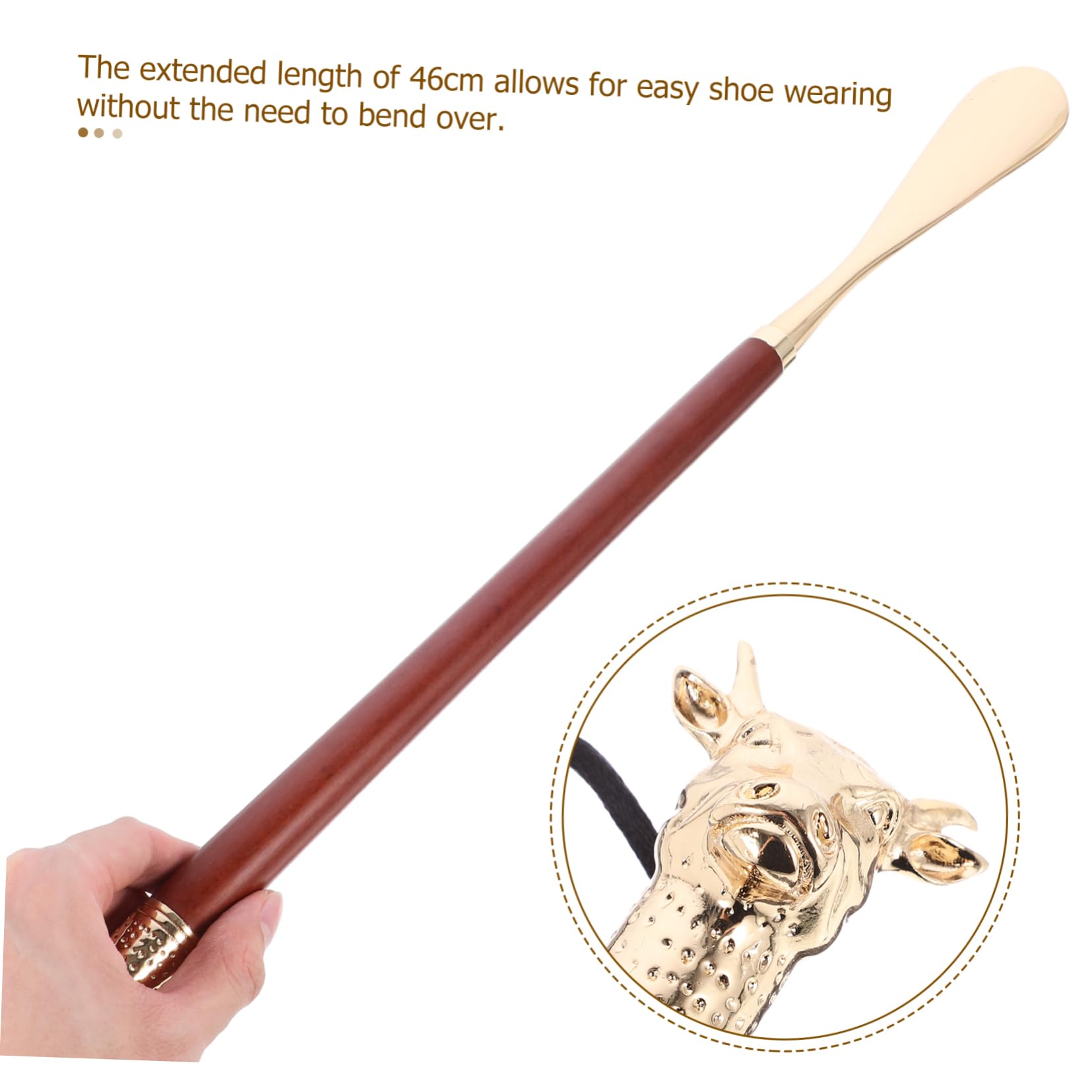 2piezas Shoe Horn Para Mayores Calzador De Metal Diseño De Para Hombres y Mujeres Para y