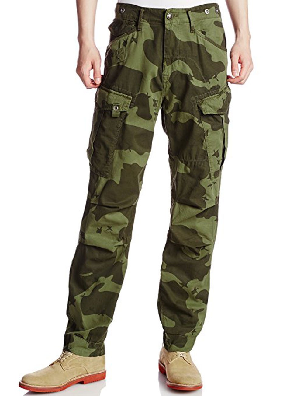 G-STARMen's Rovic Camouflage Tapered Fit Pant