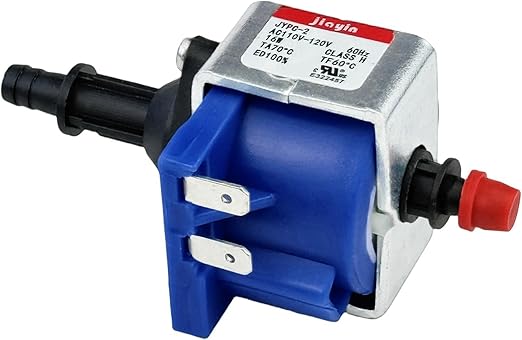 Jiayin JYPC-2 Electromagnetic Solenoid Water Pump 90cc/min, compatible with Electric iron, steam mop/garment steamer/coffee machine, etc, AC 110V - 120V 60Hz 16W
