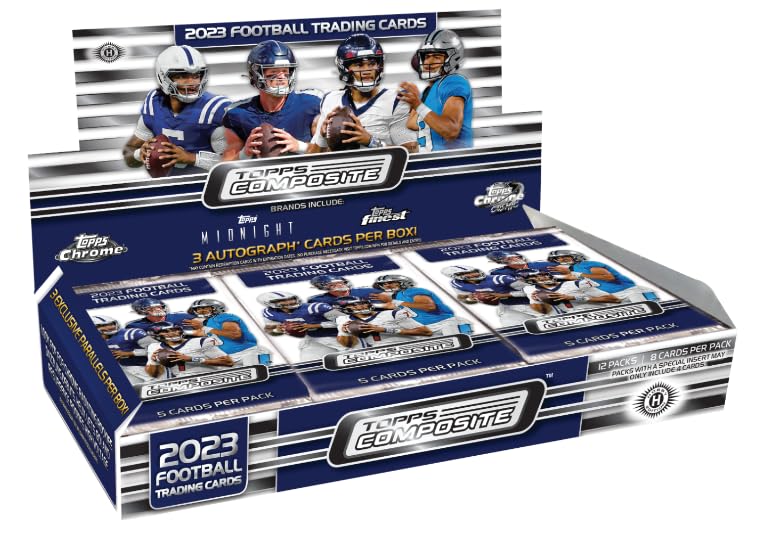 Amazon.com: 2023 Topps Composite Football Sealed Hobby Box (12 Pks