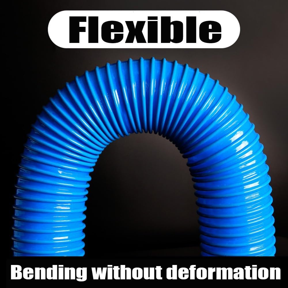 PVC Vacuum Cleaner Hose 1 1/4in-15 3/4in Industrial Fume Extractor Fan Vent Hose Flexible Ducting Air Duct Hose, Woodworking Cleaner Duct Hose(280mm-11")