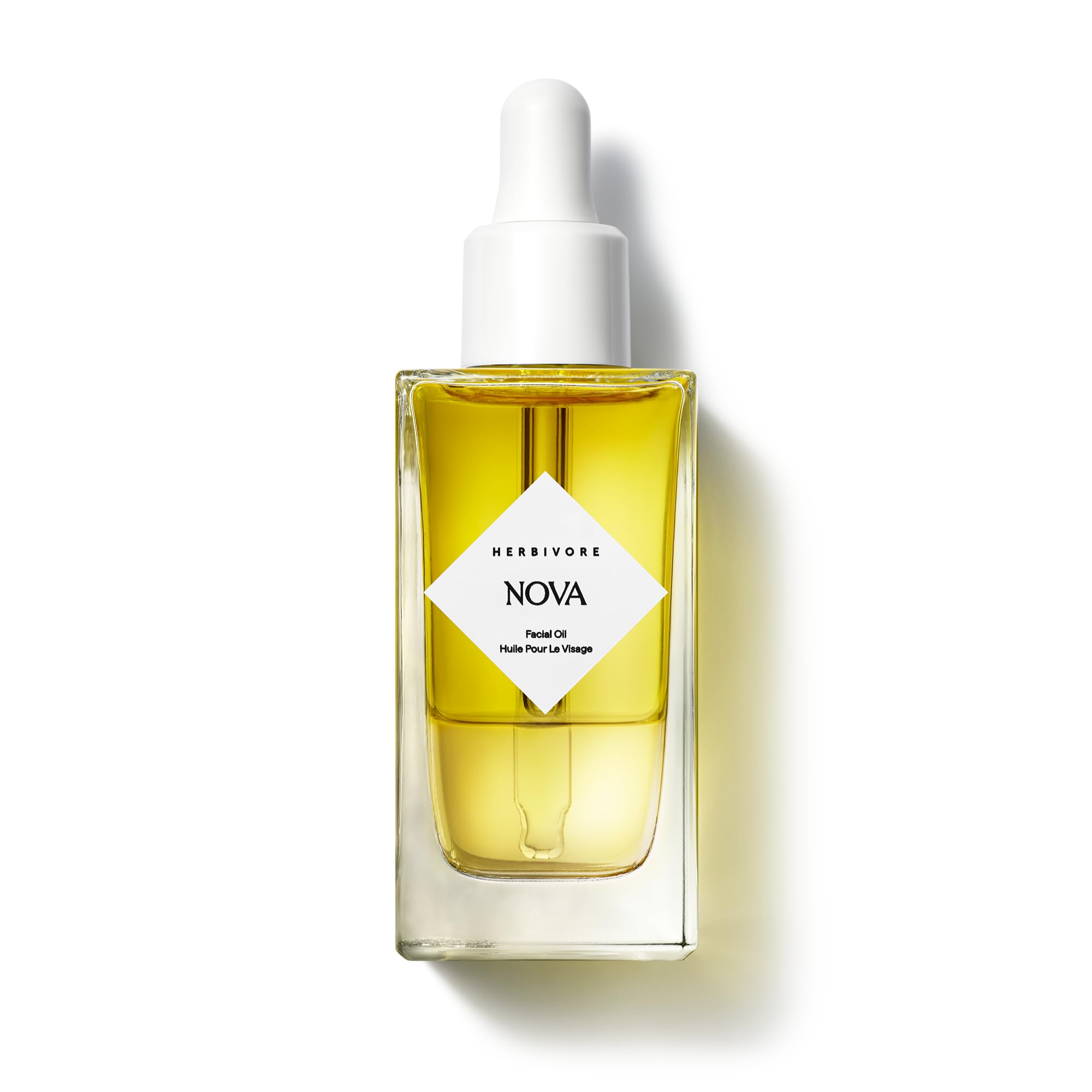 HERBIVORE Nova Facial Oil - Bi-Phase Oil with Tumeric + Niacinamide, Serum and Oil in one, Plant-based, Vegan, Cruelty-free, 50 mL / 1.7 oz