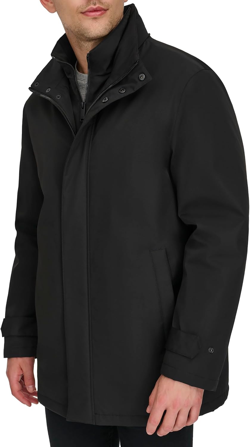 Dockers Men's Dwight Soft Shell Bib Jacket