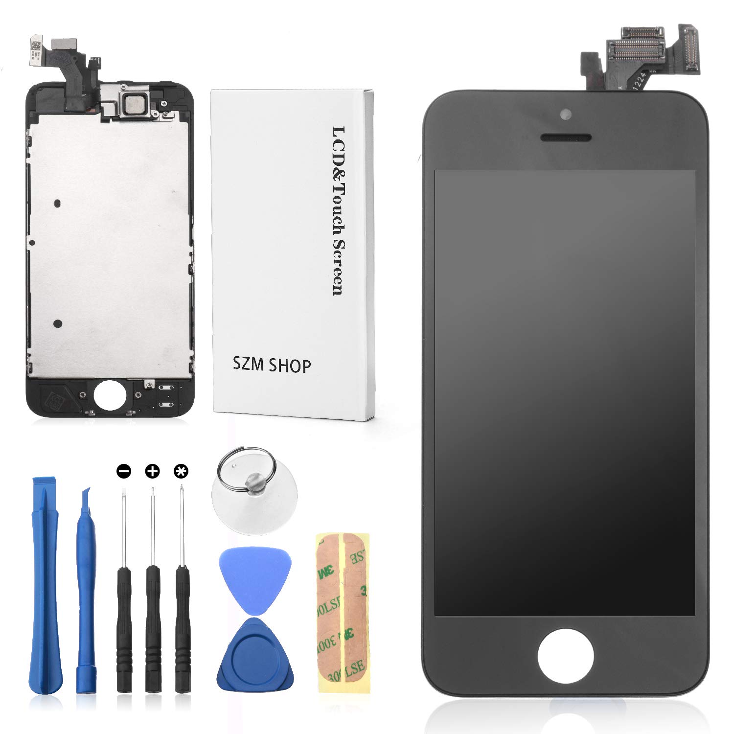 アイフォン6使用パネル Amazon.co.jp: SZM iPhone5 フロントパネルセット 液晶パネル