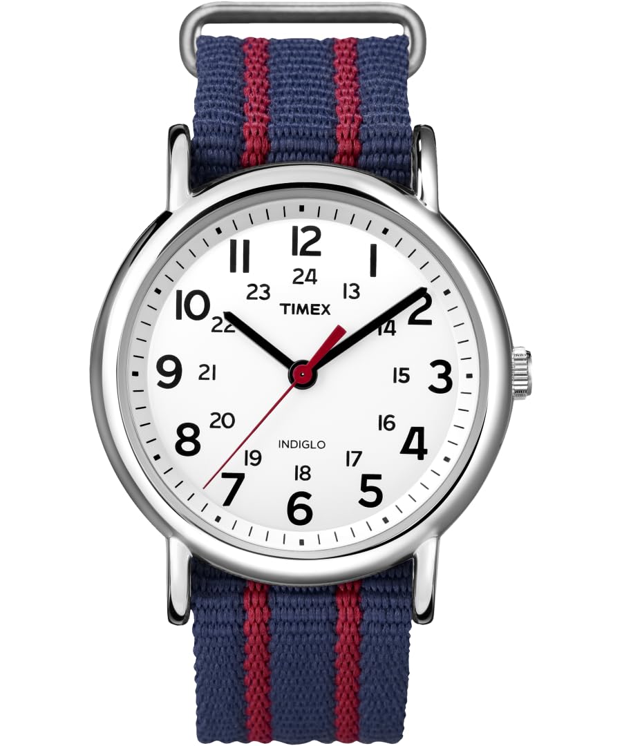 Timex Men's T2N747KW Weekender Slip Through Strap Watch