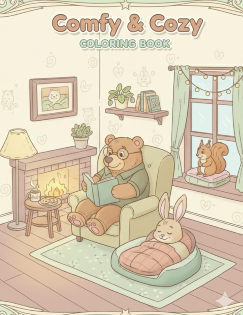 Comfy & Cozy: Coloring Book