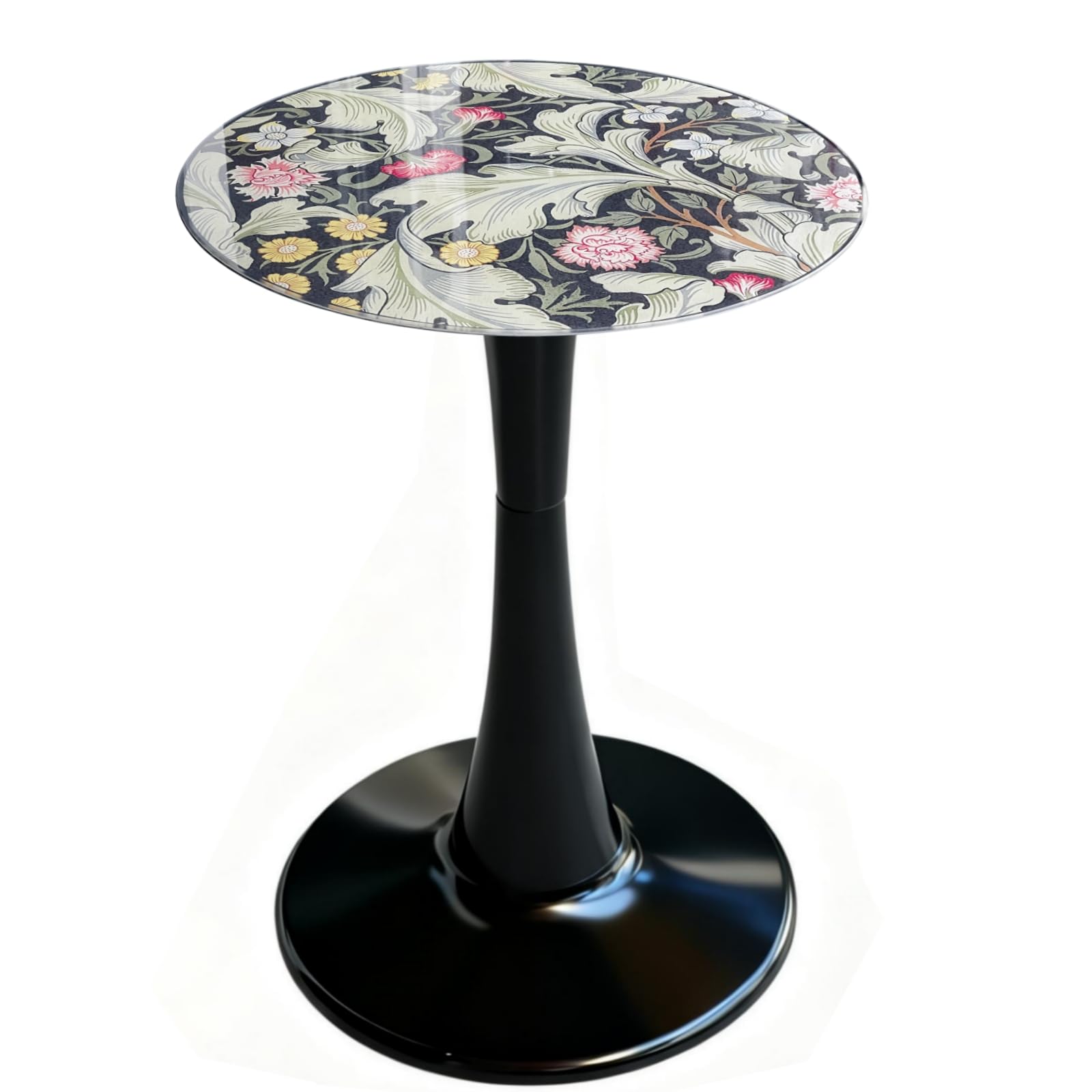 Photo 1 of Gesodant Boho Tempered Glass Side Table
