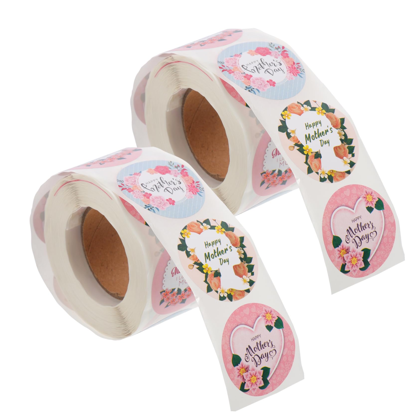 4 Set Adesivi Per La Festa Della Spilli Per Adesivi Per Etichette Caramella Sigillante Etichette Alimentari Chiaro Borse Sigilli Elementi Carta 2 * 4