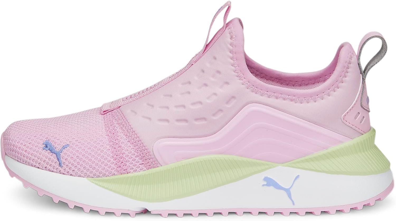 PUMA Pacer Future Slip On Sneaker, Pearl Pink-Pearl Pink-Light Mint, 5.5 US Unisex Big Kid