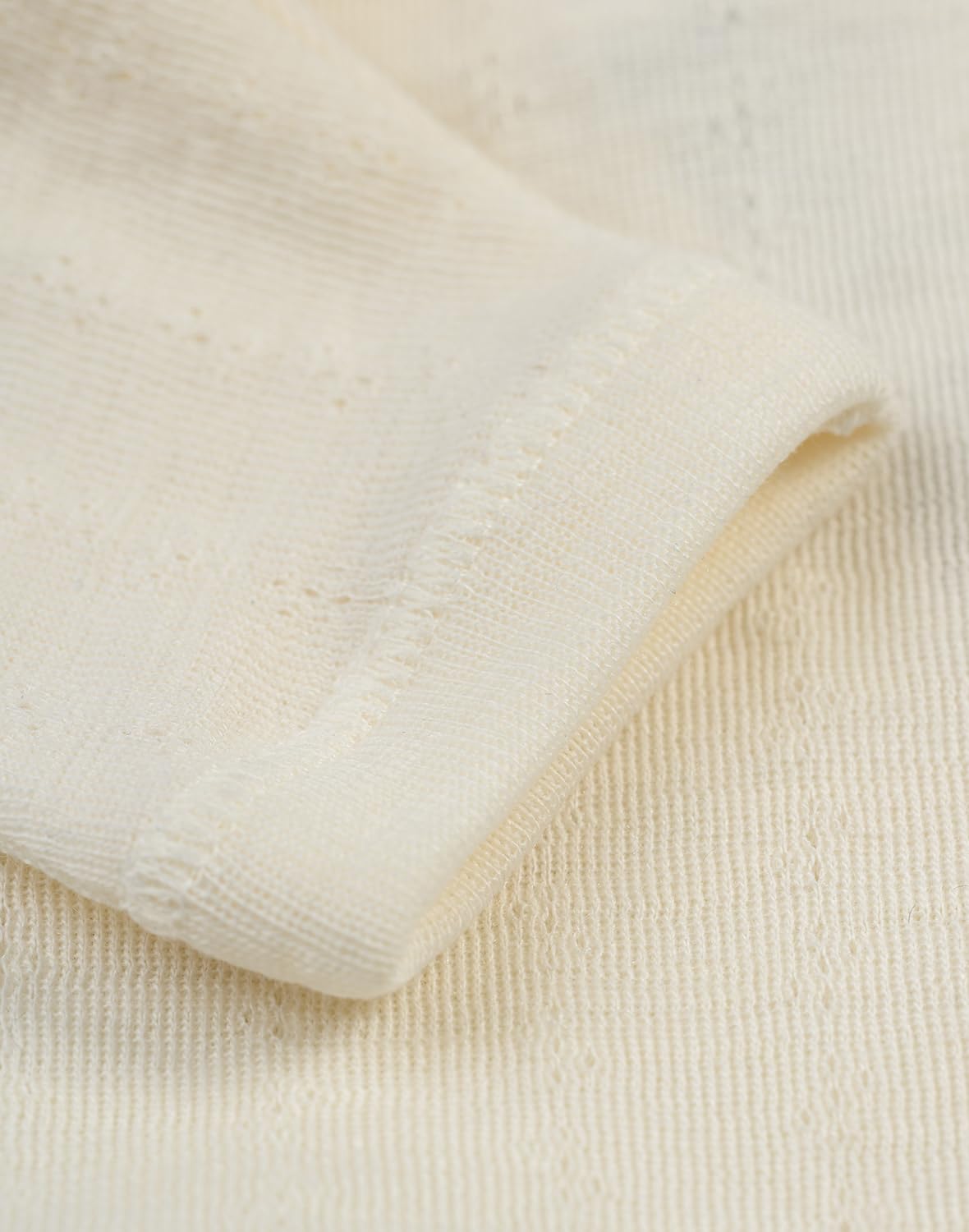 Dilling Newborn Merino Seide Pointelle Leggings aus 70% Merinowolle 30% Seide Base Layer atmungsaktiv