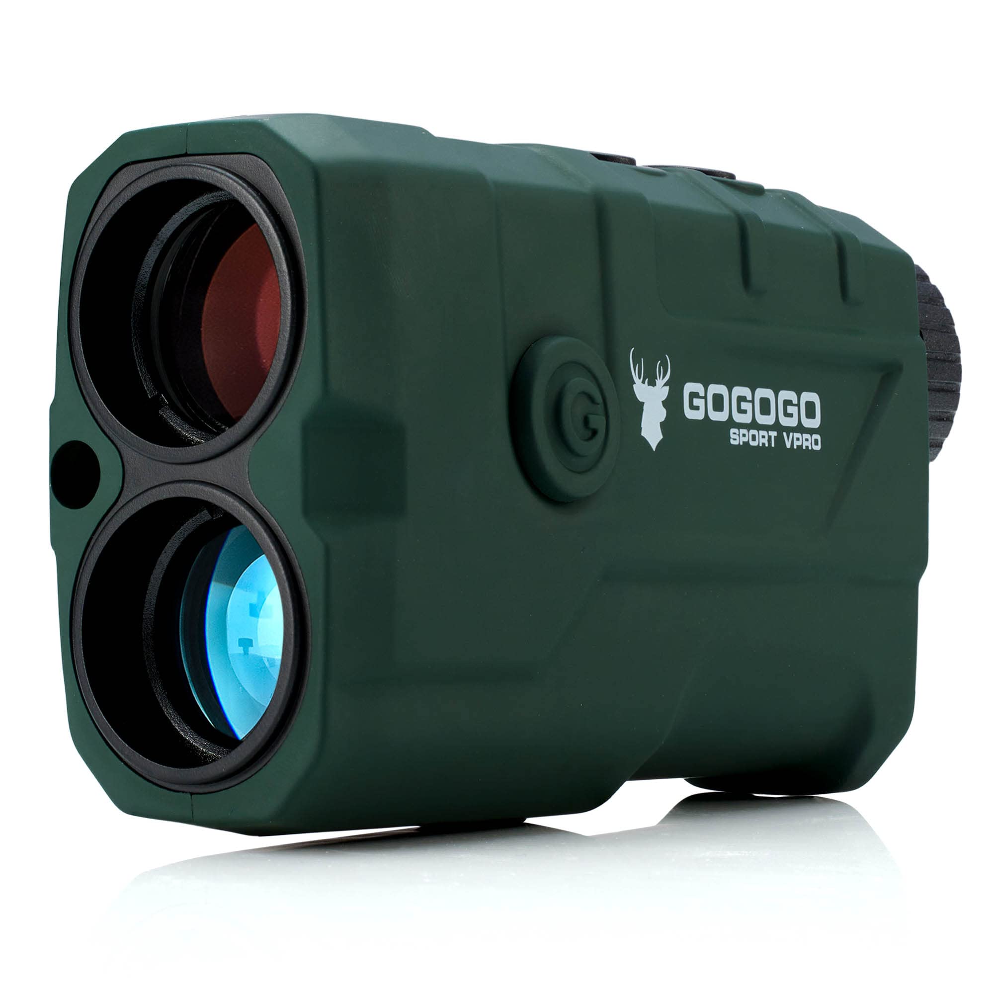 Gogogo Sport Vpro Telemetro Caccia Golf 1097M/1200 Iarde con Luce Rossa, Ricaricabile Telemetri con Ingrandimento 6X Modalità di Pendenza, Blocc Bandiera & Vibrazione, Scansione,Precisione ±1