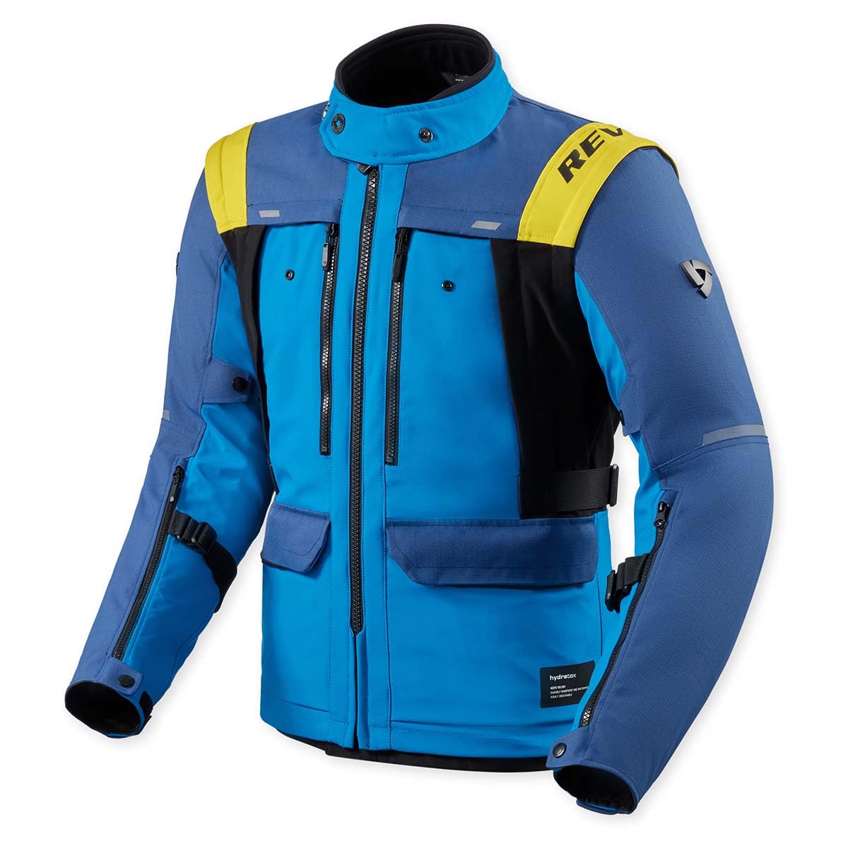 Revit Offtrack 3 H2O Wasserdichte Motorrad Textiljacke, Herren, Blau, 2XL