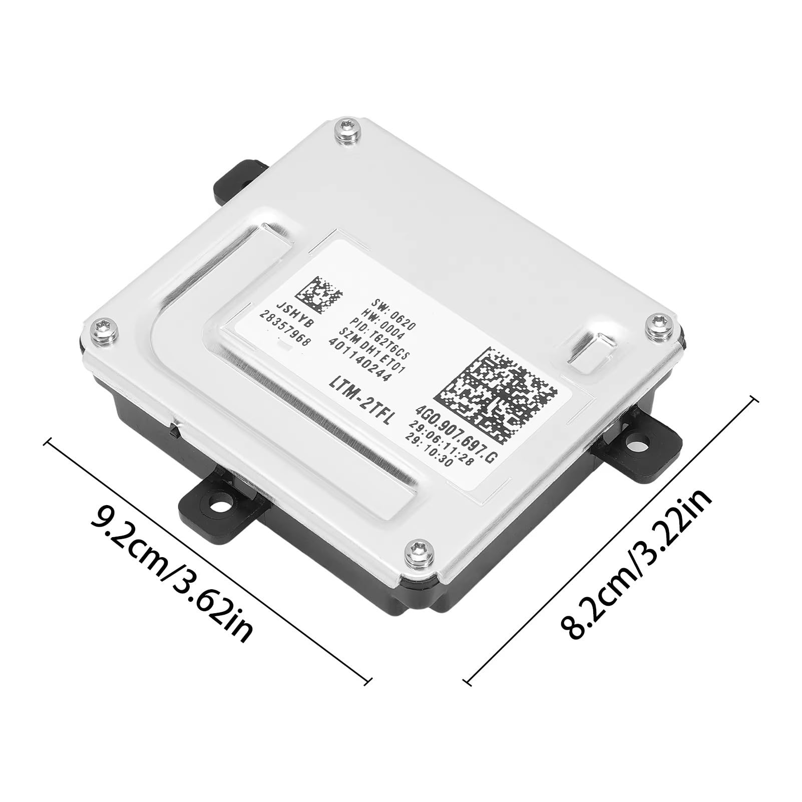 Módulo de Control de Faros Compatible con VW para Amarok para Caddy | Para Golf Unidad Control Luz Diurna Módulo Alimentación Faros 4G0907697G LTM-2TFL
