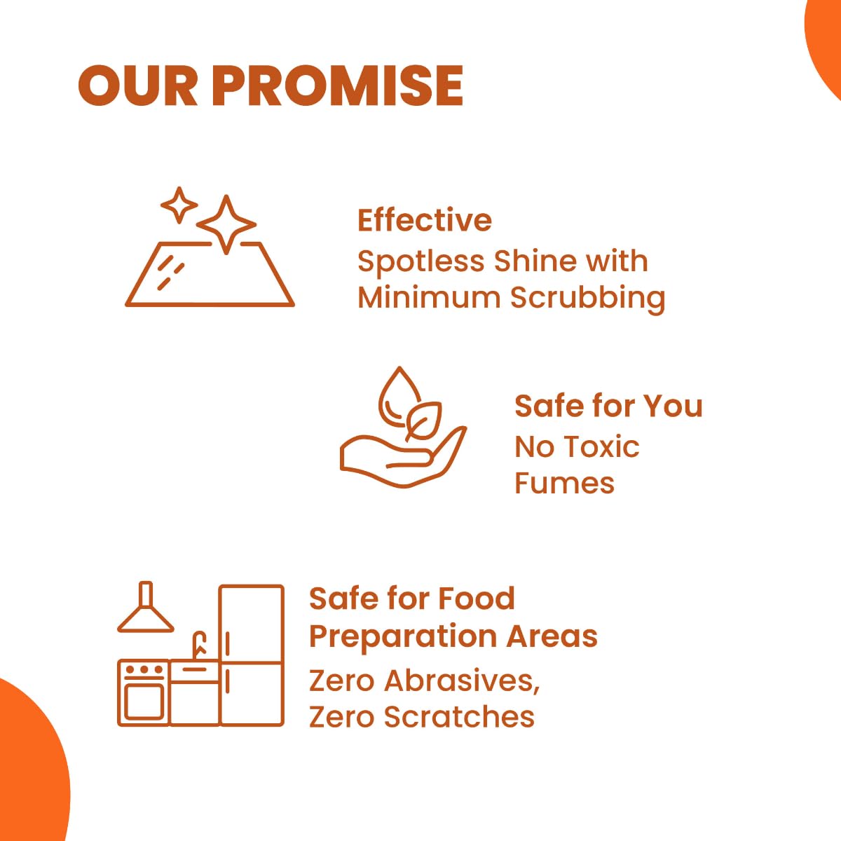 Happi Planet | Limescale Remover & Kitchen Cleaner Combo | India’s 1st Foaming Solution for Reduced Scrubbing | Suitable for Stove, Chimney, Exhaust Fan & Bathroom Fixtures, Tiles, Mirrors | 500ml x 2 - Image 9 thumbnail