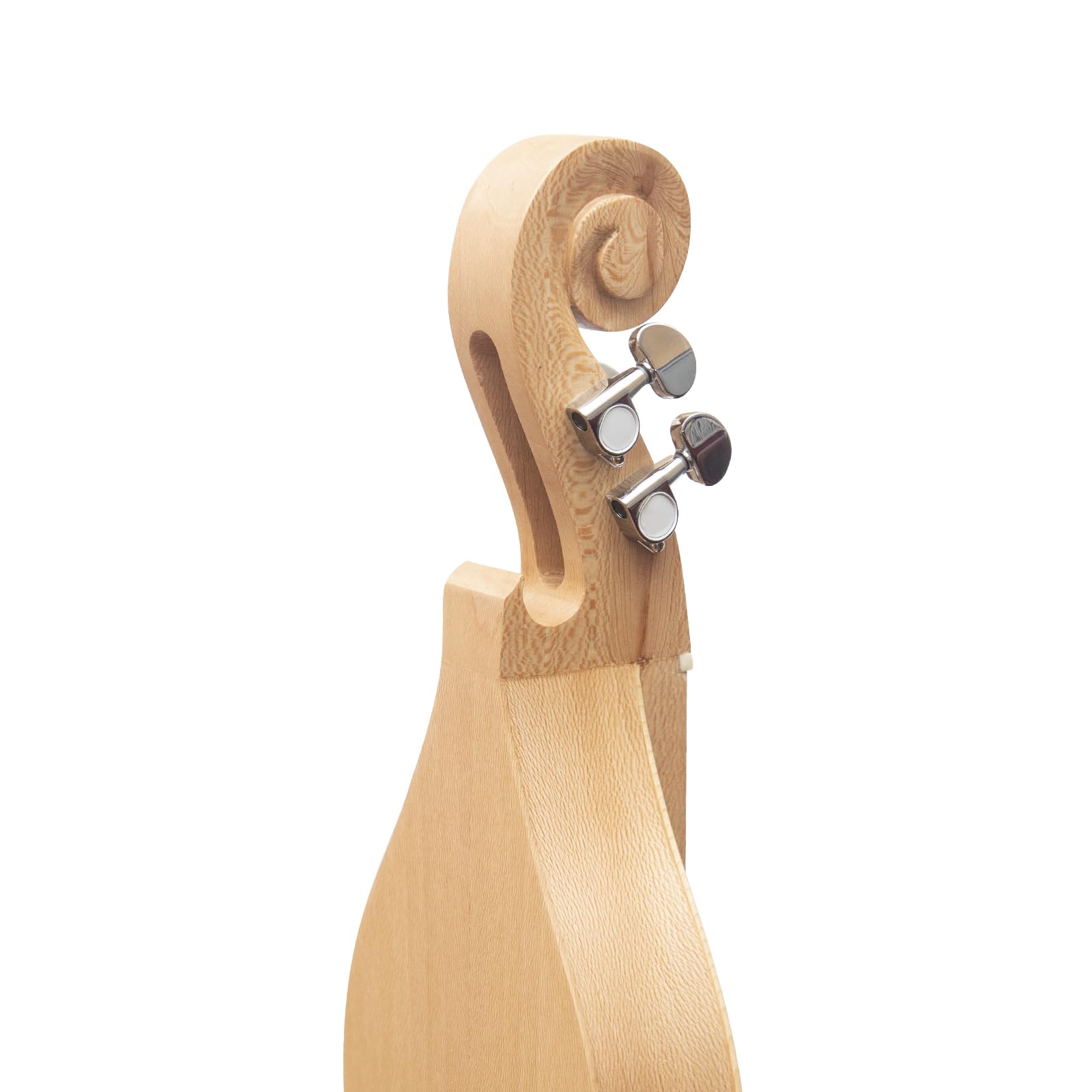 Mountain Hackbrett, 4-saitig, Knotenwerk, Schnörkelholz, mit Nickel-Finish