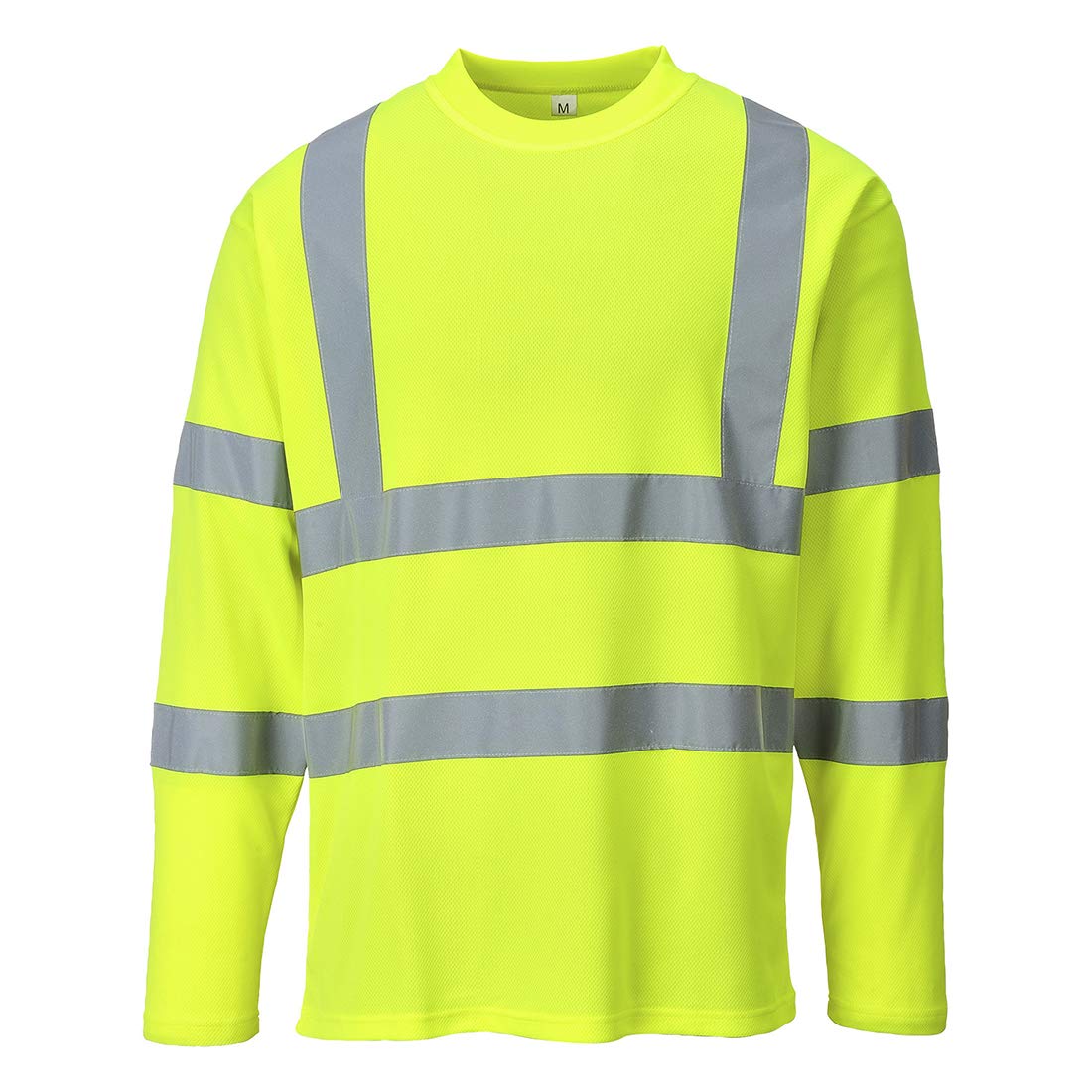 Portwest T-Shirt Hi-Vis manches longues, Couleur: Jaune, Taille: L, S278YERL