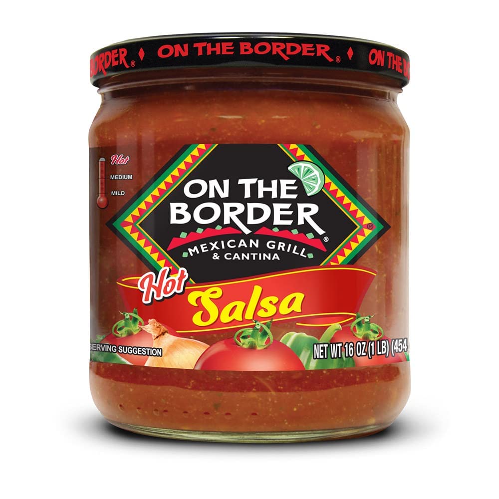 On The Border Salsa Original Hot 16 oz. Jar (Pack of 4)