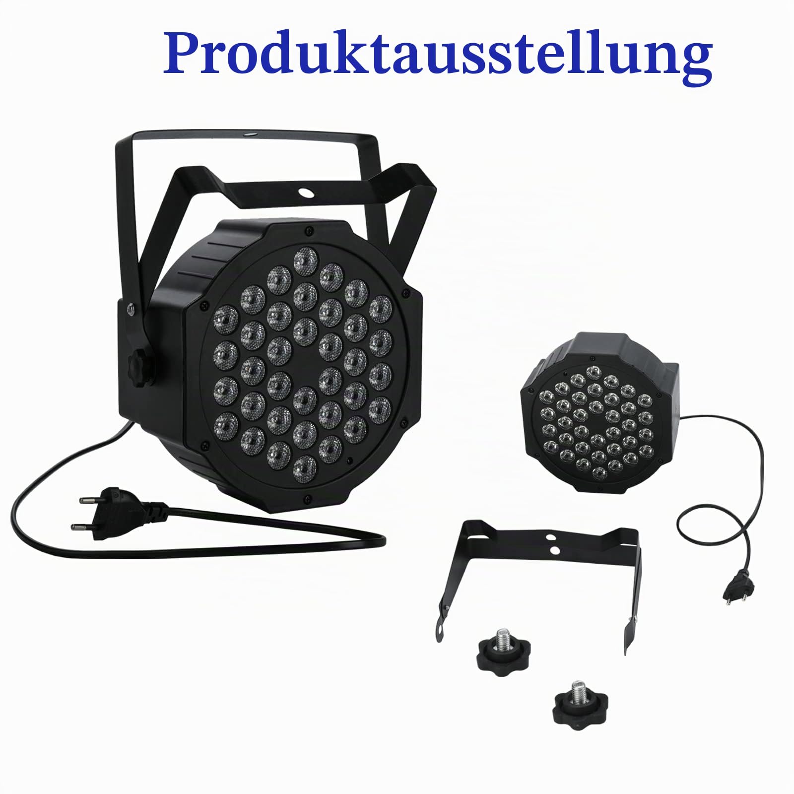 LED Par Strahler - 4 Stück 36 LED Licht Discolicht Partylicht 7 Modi RGB Bühnenlicht mit Fernbedienung LED Disco DJ licht für DJ Bar Band Stage Musik Party Hochzeit Halloween Weihnachten