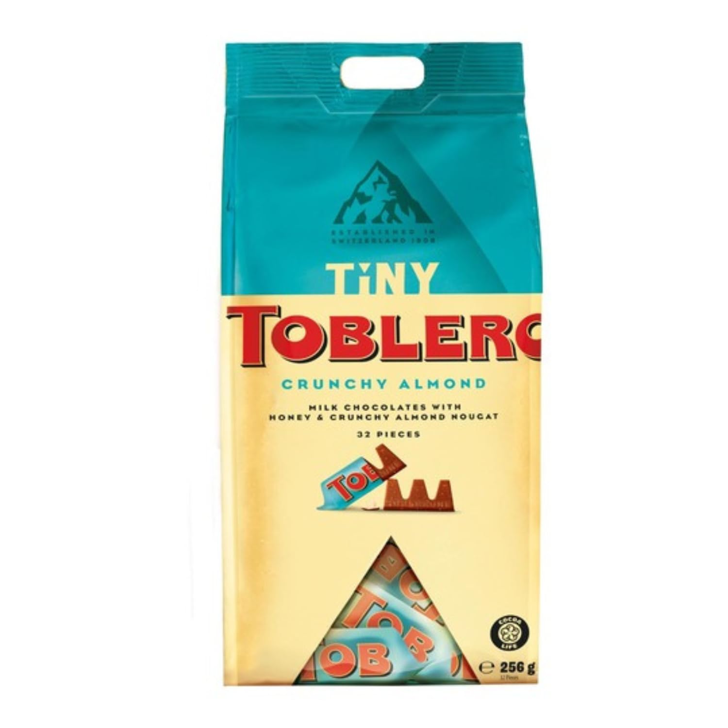 Toblerone Tiny Crunchy Almond Milk Chocolate With Honey & Crunchy Almond Nougat "32 Pieces" Bag 256g (Imported Switzerland) (B0D93X6X5Z) Amazon Price History, Amazon Price Tracker