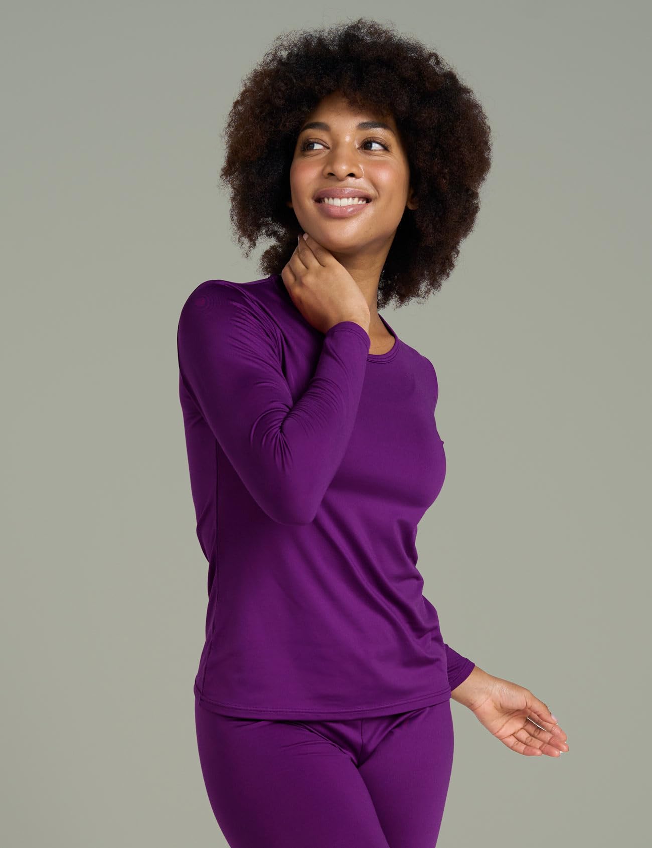 LAPASA Pacco da 2 o 1 Maglia Termica Donna Manica Lunga Fodera in Micro Pile - Pigiama Abbigliamento Intimo Canottiera Calda Elegante Elastica Traspirante Sportiva L15/L39/L42