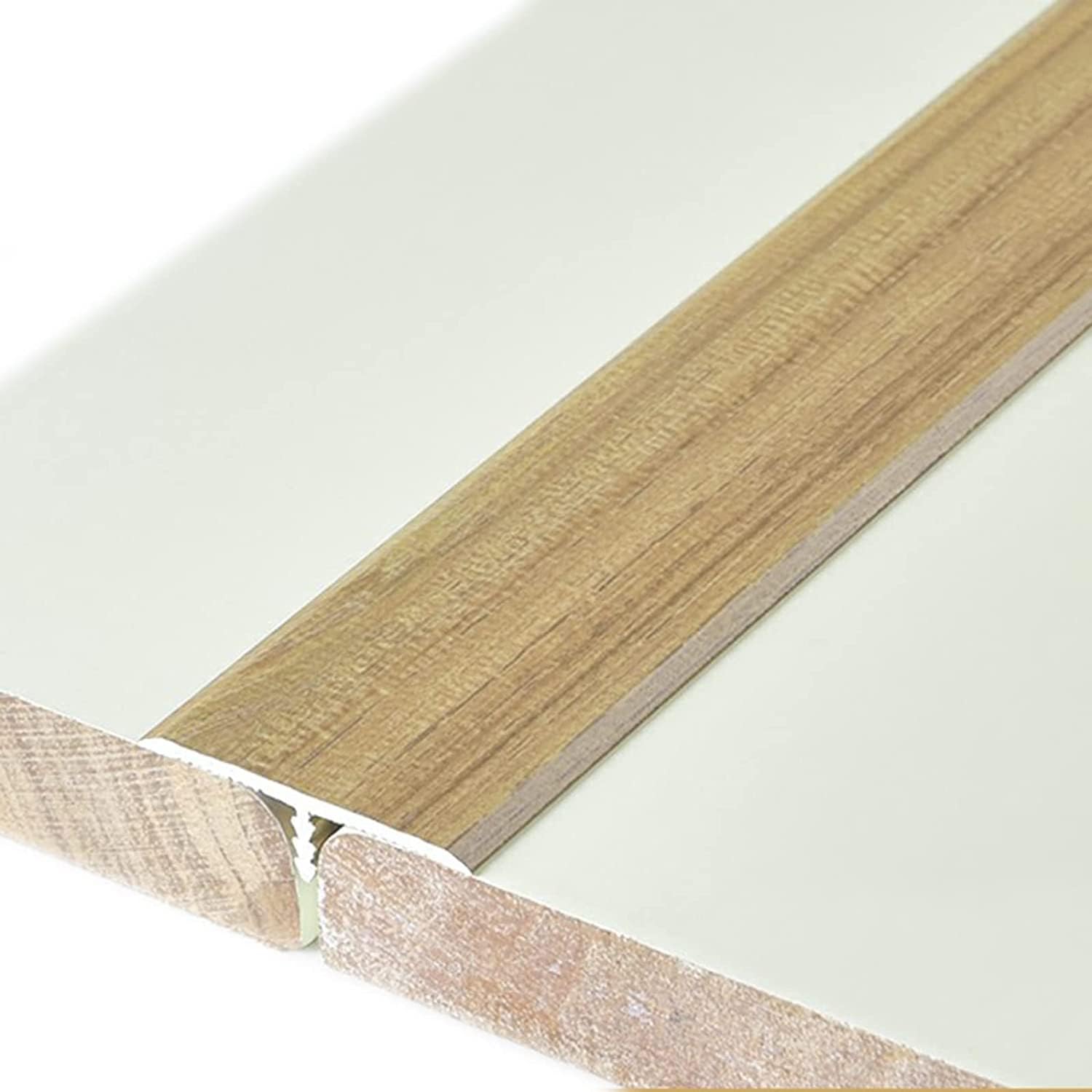 Kit 3 Strisce Transizione T In Alluminio 90 Cm Per Pavimenti | Profilo Modanatura Regolabile Per Porte E Giunti | Antiruggine E Facile Taglio