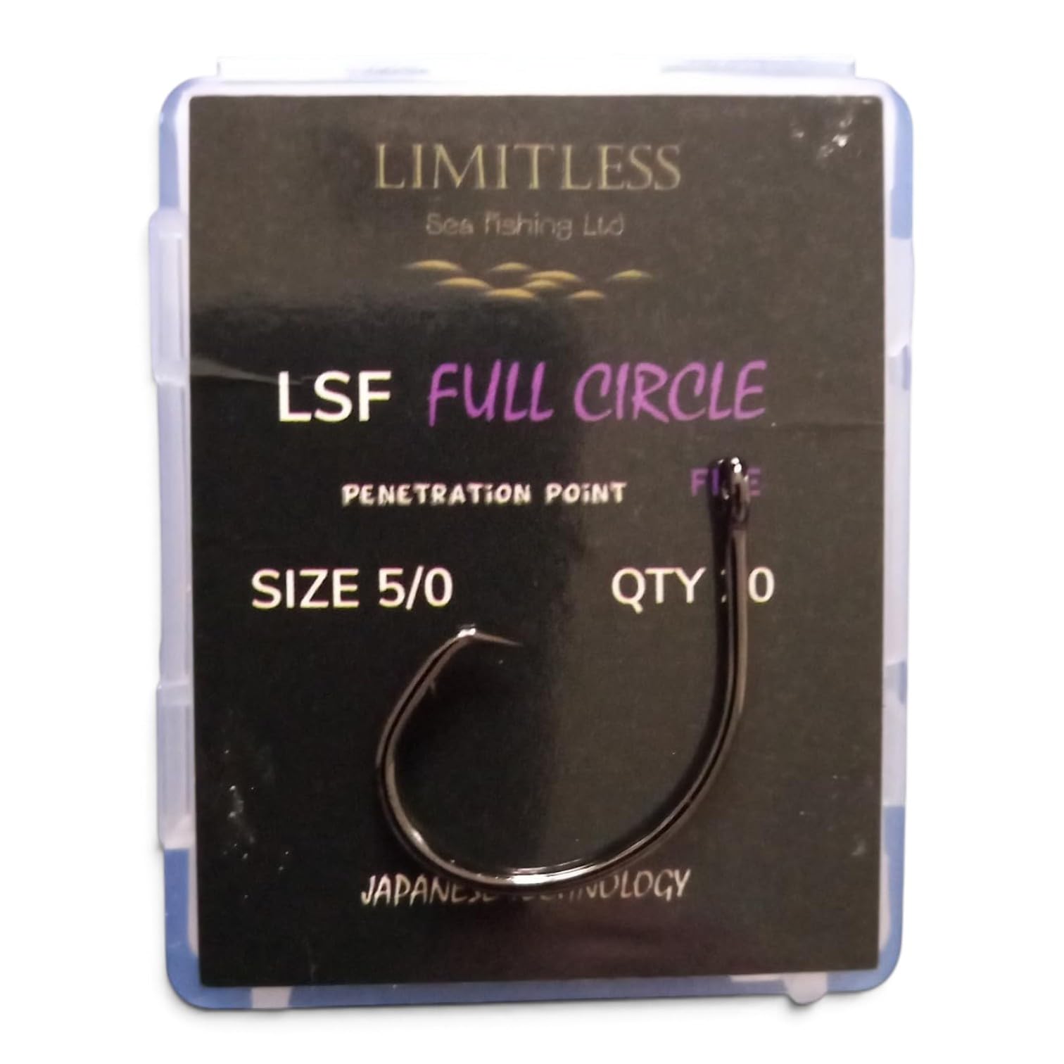 Limitless Full Circle Fishing hooks fine 10pk (5/0)
