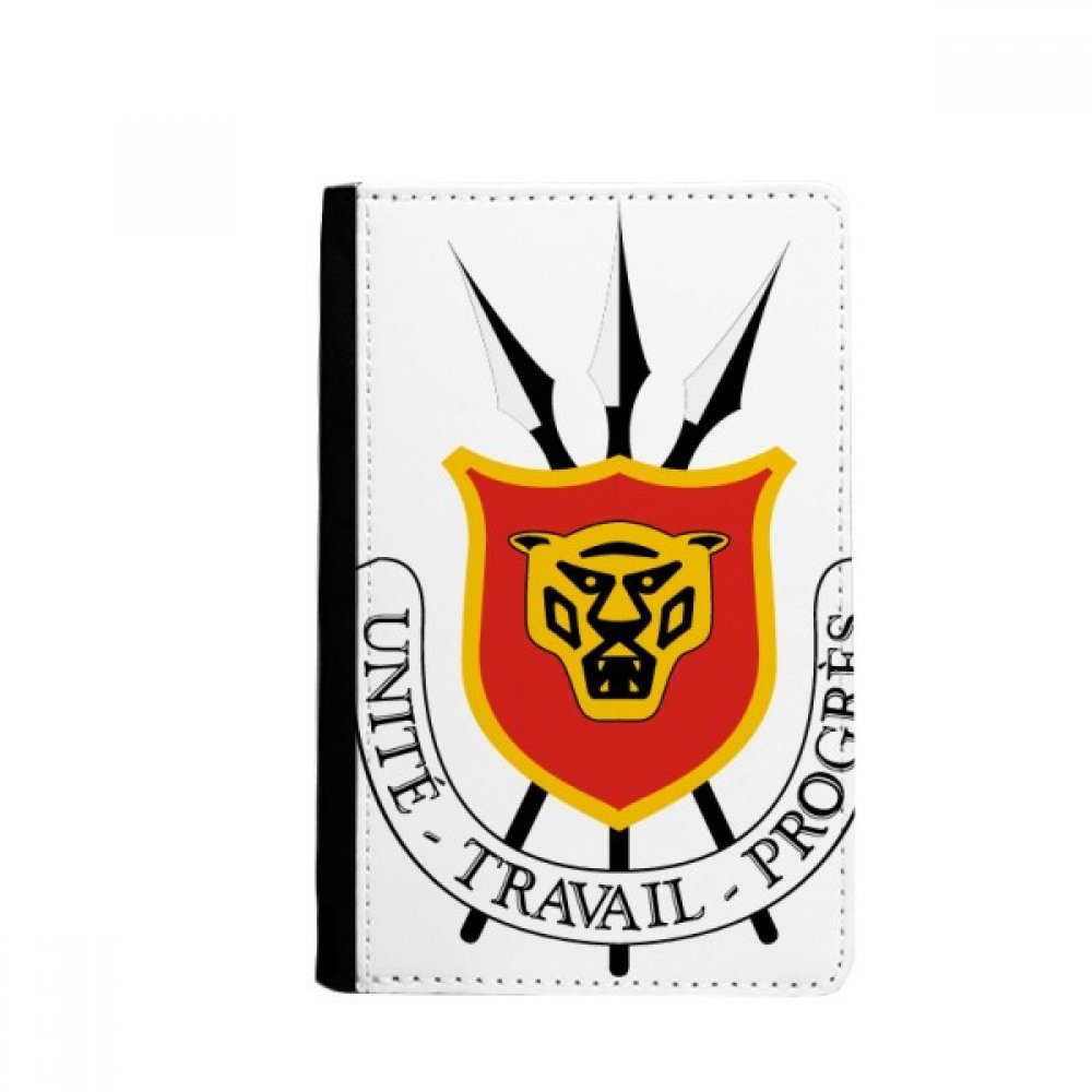 Bujumbura Burundi National Emblem Passport Holder Notecase Burse Wallet Cover Card Purse