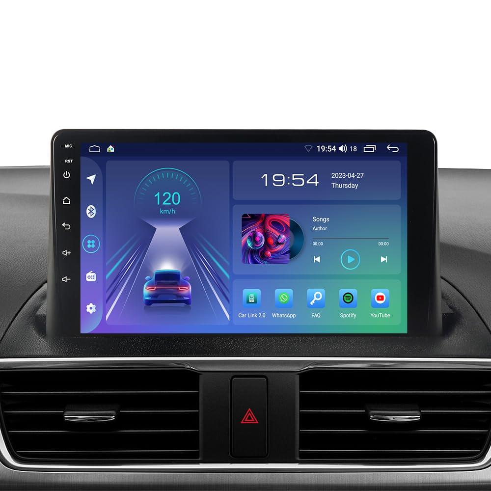 mao.ページ ASURE Car Stereo Radio Upgrade for Mazda 3 2014-2018 Low-end,9