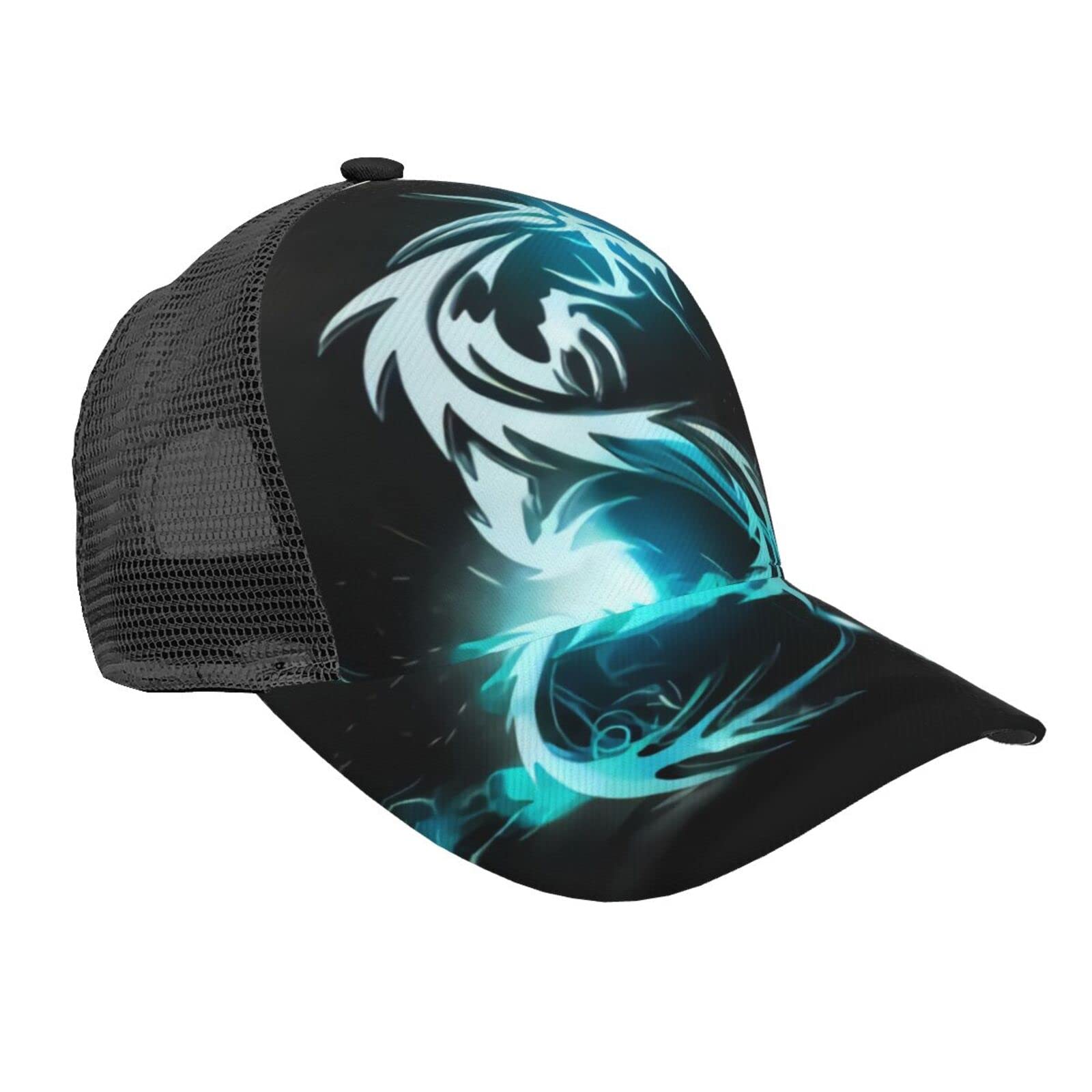 lYongeEaster Bunny Floral Baseball Cap Unisex Trucker Hat Adjustable Outdoor Sports Hat