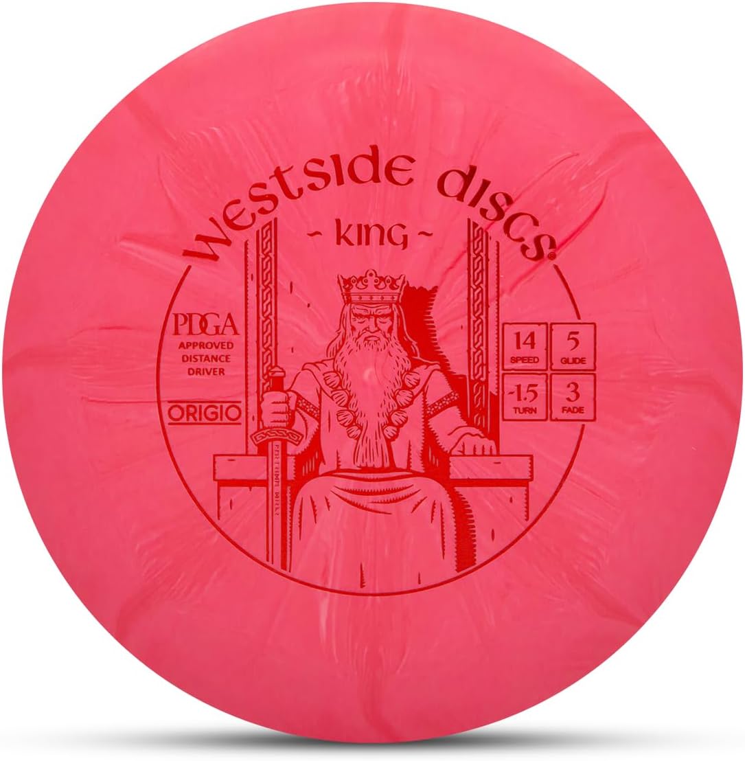 Westside Discs Origio Burst 4-Disc Golf Discs Set - Beginner Disc Golf Set for Men - 1x Drivers, Fairway Driver, Midrange & Putter - Colors Will Vary