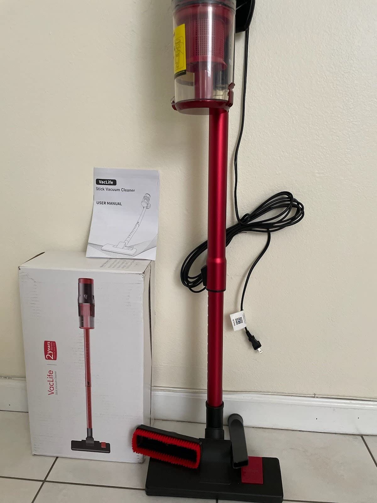 8/mo Finance VacLife Stick Vacuum Cleaner Corded 2 in 1, 4 Stages